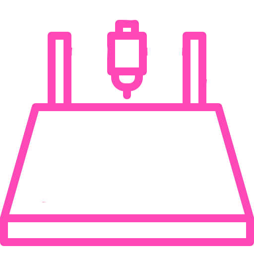 Máquina de corte de precisión CNC perfilando la base de un letrero corporativo luminoso.